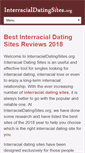 Mobile Screenshot of interracialdatingsites.org