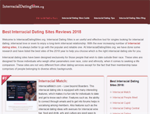 Tablet Screenshot of interracialdatingsites.org